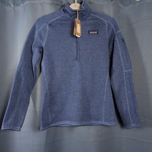 Patagonia Better Sweater 1/4 Zip Women's XS Blue Active Outdoors Gorpcore Hiking